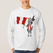 ペルーのシマウマ Tシャツ (正面)