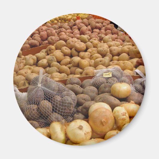 ペルーのジャガイモ マグネット (正面)