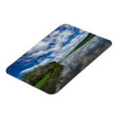 ペルーのジャングルのリフレクション マグネット (左側)