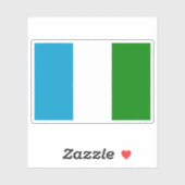 ペルーのセシュラ市旗 シール (シート)