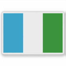 ペルーのセシュラ市旗 シール