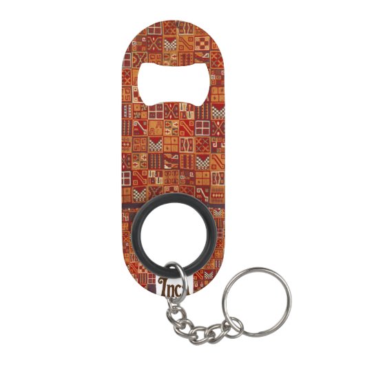 「ペルーのチンカとインカ」 キーホルダー栓抜き (裏面)