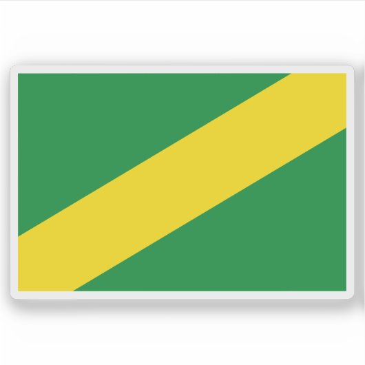 ペルーのディオス夫人の国旗 シール (正面)