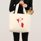 ペルーのトートバック ラージトートバッグ (正面(商品))