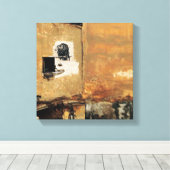 ペルーのハゲワシの街の壁 キャンバスプリント (インサイチュ (ウッドフロア))