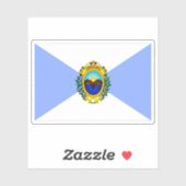 ペルーのピスコ市国旗 シール (シート)