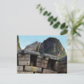 ペルーのマチュピチュでチンチラ ポストカード (スタンド正面)