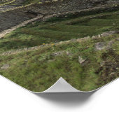 ペルーのマチュピチュの風景 ポスター (角)