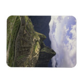 ペルーのマチュピチュの風景 マグネット (横)