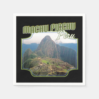 ペルーのマチュピチュ遺跡 – Huayna Picchu スタンダードカクテルナプキン