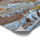 ペルーのマラスの塩パン ポスター (角)