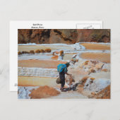 ペルーのマラスの塩パン ポストカード (正面/裏面)