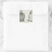 ペルーのミイラ スクエアシール (バッグ)