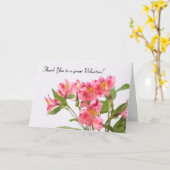 ペルーのユリ素晴らしのボランティア カード (黄色い花)