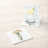 ペルーのユリ（アルストロメリアペレグリナ） by Redote スクエアペーパーコースター (インサイチュ)