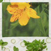 ペルーのユリ キッチンタオル (折り畳み)