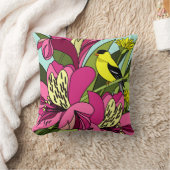 ペルーのユリ クッション (ブランケット)