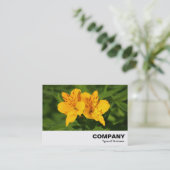 ペルーのユリ 名刺 (スタンド正面)