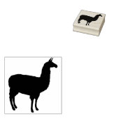 ペルーのラマのアートスタンプ ラバースタンプ (押印)