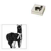 ペルーのラマのアートスタンプ ラバースタンプ (押印)