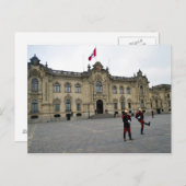 ペルーのリマ州の警備員の変更 ポストカード (正面/裏面)