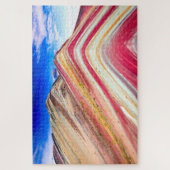 ペルーのヴィニカンカレインボーマウンテン ジグソーパズル (縦)