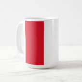 ペルーの国旗 コーヒーマグカップ (正面左)