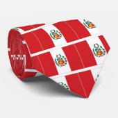 ペルーの国旗 ネクタイ (ロール)