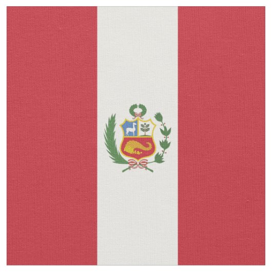 ペルーの国旗 ファブリック (クローズアップ)
