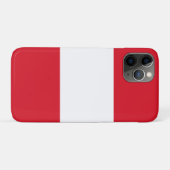 ペルーの国旗 Case-Mate iPhoneケース (裏面(横))
