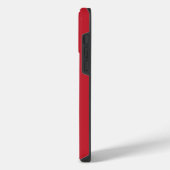 ペルーの国旗 iPhoneケース (左側面)