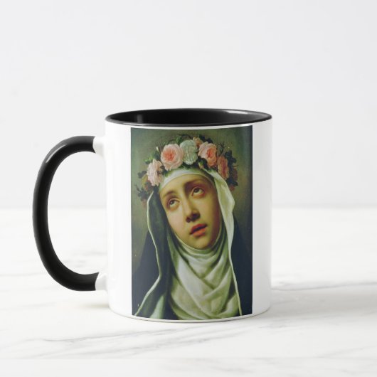 ペルーの天使 聖ローザ・デ・リマ 美術品 マグカップ (左)