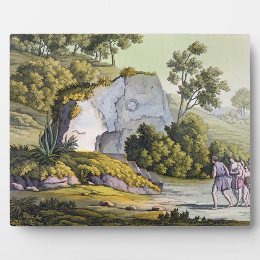 ペルーの太陽神社、'Le Couses Ancien et Moder フォトプラーク (正面)