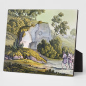 ペルーの太陽神社、'Le Couses Ancien et Moder フォトプラーク (側面)