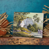 ペルーの太陽神社、'Le Couses Ancien et Moder フォトプラーク (側面)