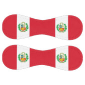 ペルーの旗との愛国心が強いソフトボール ソフトボール (パネル)