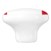 ペルーの旗とセラミックノブの引っ張り セラミックノブ (側面)