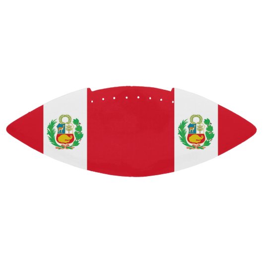 ペルーの旗を持つ愛国的なアメリカンフットボール アメリカンフットボール (パネル)