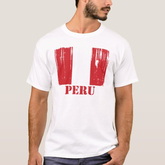 ペルーの旗 Tシャツ (正面)