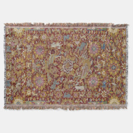 ペルーの植民地タペストリーの敷物/ブランケット スローブランケット