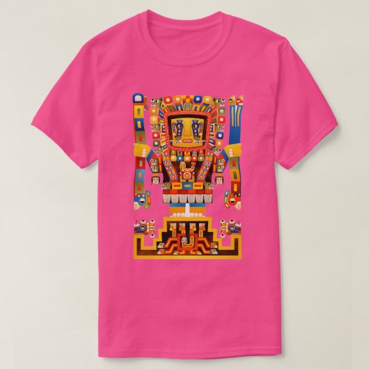 ペルーの神のための古代の宇宙飛行士Viracochaギフトアイディア Tシャツ (デザイン正面)