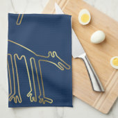 ペルーの絵文字動物 キッチンタオル (四つ折り)