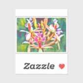 ペルーの花ビニールシール シール (シート)