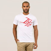 ペルーの荒いTシャツ- InKa1821ラベル Tシャツ (正面フル)