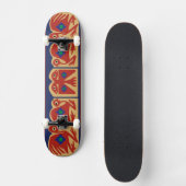ペルーの部族バードスケートボード スケートボード (正面)
