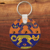 ペルーの部族猫 キーホルダー (正面)