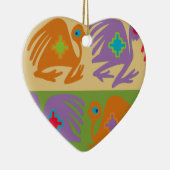 ペルーの鳥 セラミックオーナメント (右)