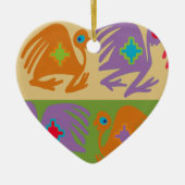 ペルーの鳥 セラミックオーナメント (正面)
