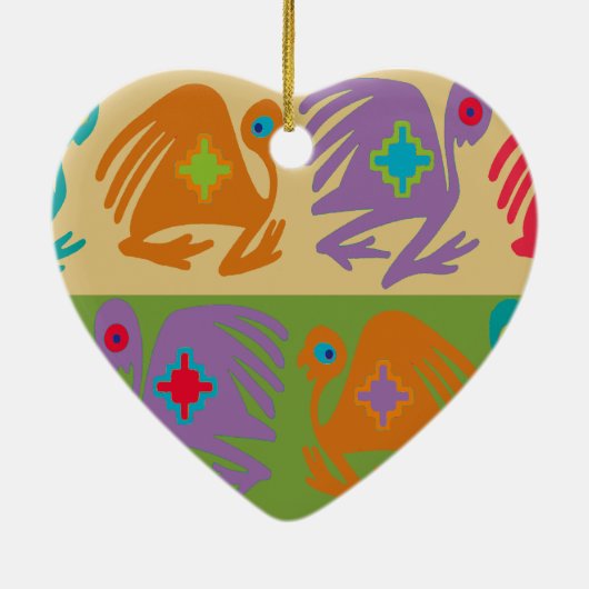 ペルーの鳥 セラミックオーナメント (裏面)