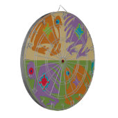 ペルーの鳥 ダーツボード (正面左)